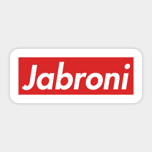 Jabroni Sticker by blackboxclothes